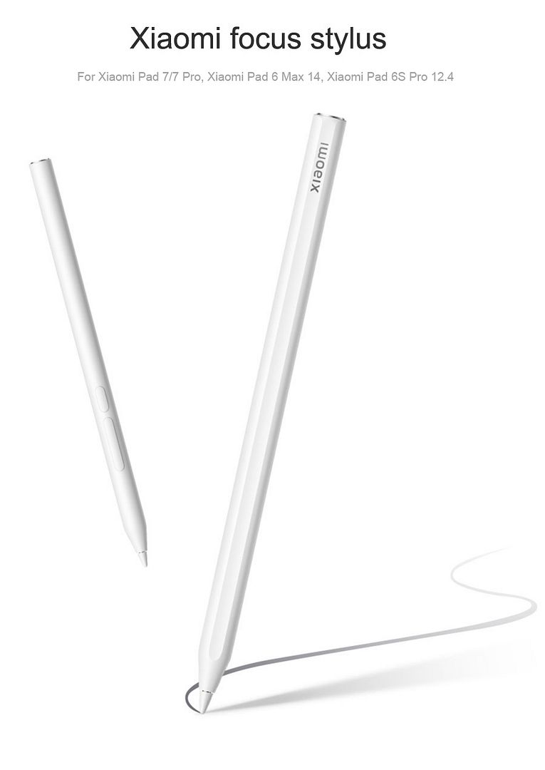 Xiaomi Focus Pen Stylus for Xiaomi Pad 7/7 Pro Xiaomi Pad 6 Max 14