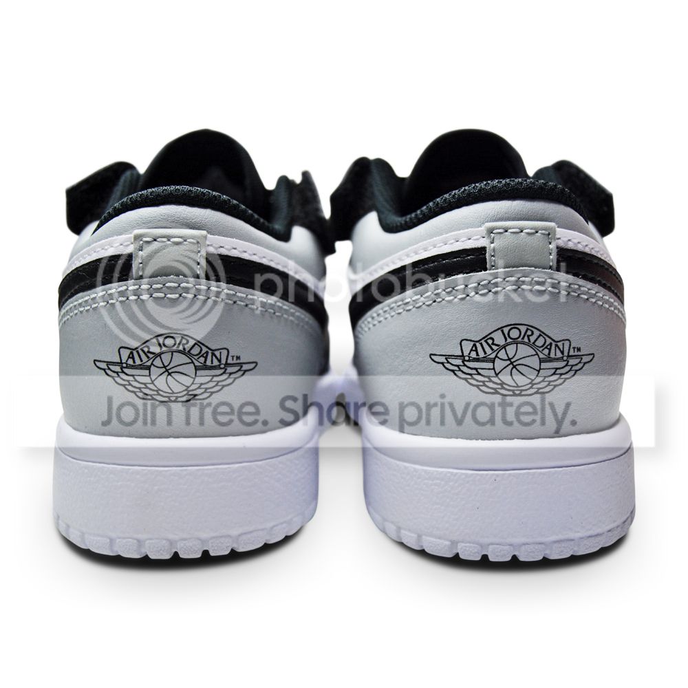 Kids Nike Air Jordan 1 Low ALT (PS) - BQ6066 052 - LT Smoke Grey