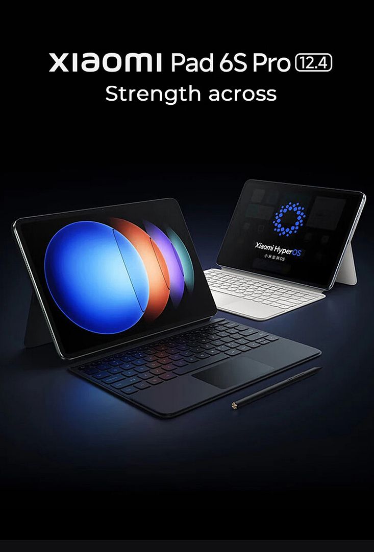 XIAOMI Pad 6S Pro 12.4 Tablet PC 12.4-inch 3K 144Hz Snapdragon 8