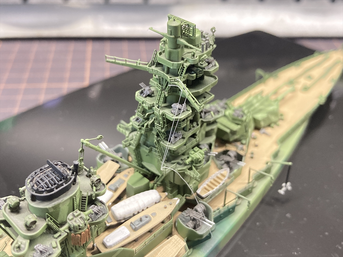 ほそプラネット | フジミ 1/700 航空戦艦 伊勢を作る（8・完）