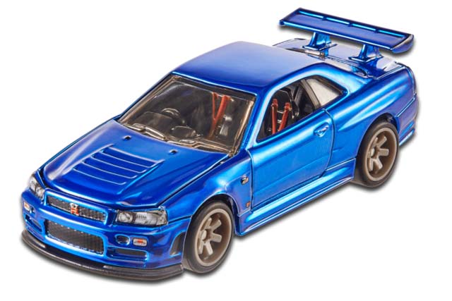 ホットウィール RLC 日産 スカイライン GT-R R34 Blue 青ルース Hot
