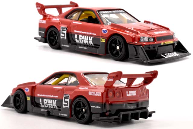 LB-ER34 SUPER SILHOUETTE NISSAN SKYLINEのレビュー！リバティ製現代