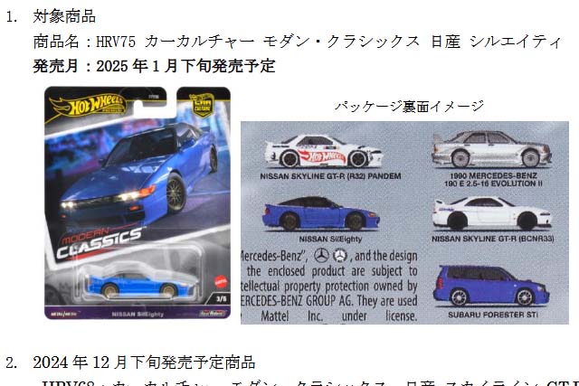 朗報】モダクラ・シルエイティの続報！！ | Hot Wheels 情報まとめ