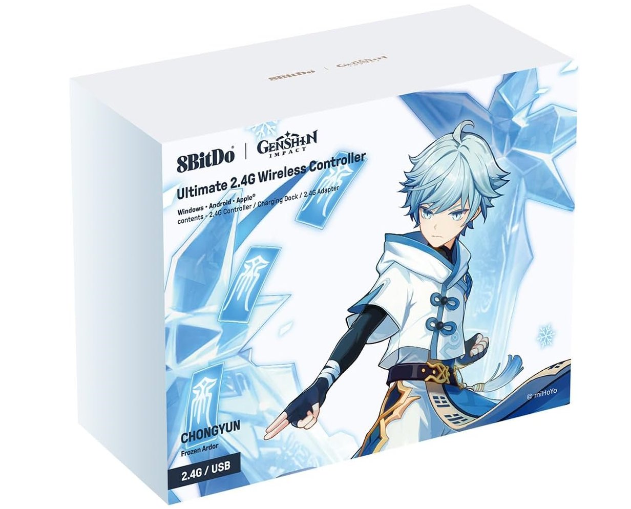 更新】8BitDoから重雲モデルの「原神 ワイヤレス コントローラー」が