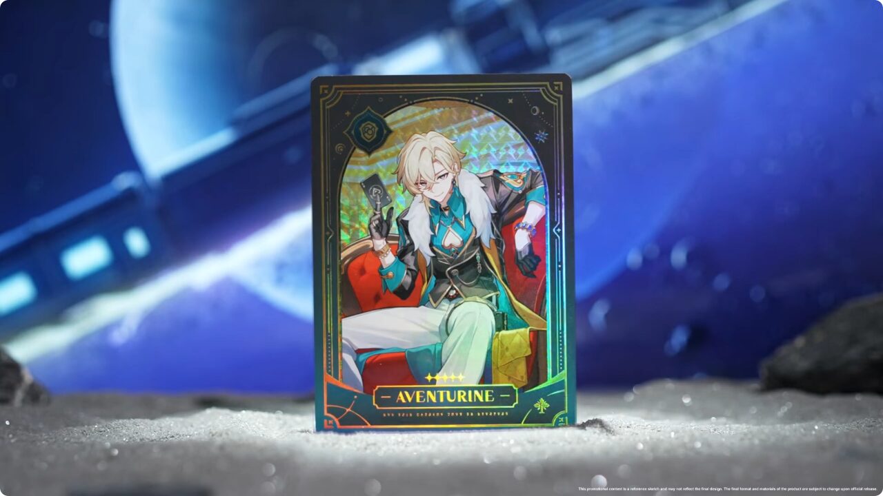 崩壊：スターレイル』のPS5パッケージ版に同梱されるホログラムカード