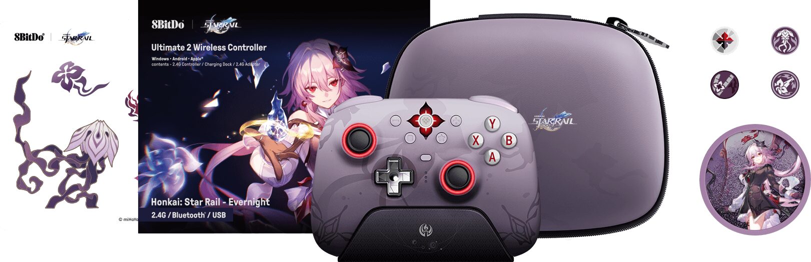 8BitDoから長夜月モデルの「崩壊：スターレイル ワイヤレス