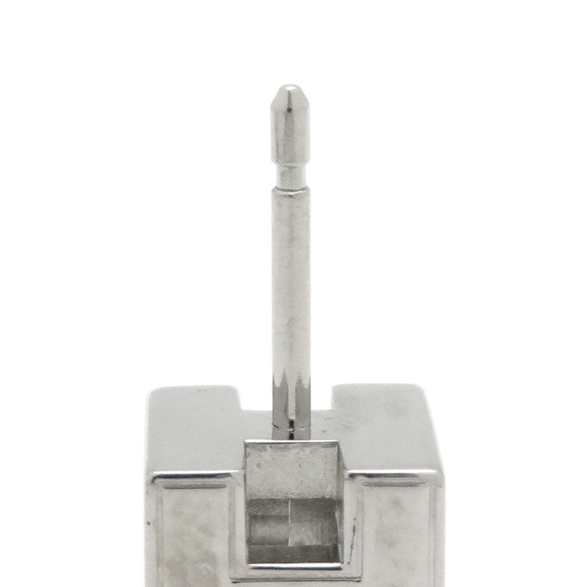 エルメス HERMES カージュ ド アッシュ Hキューブ ホワイト×シルバー