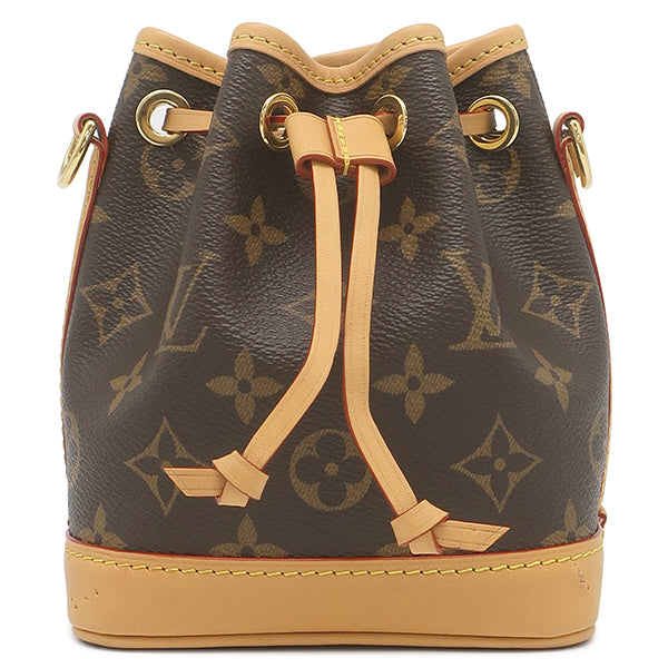 ルイヴィトン LOUIS VUITTON ナノ ノエ M81266 モノグラム モノグラム