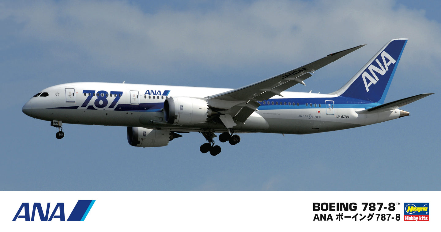 Hasegawa 1/200 ANA Boeing 787-8 10716 – Burbank's House of Hobbies