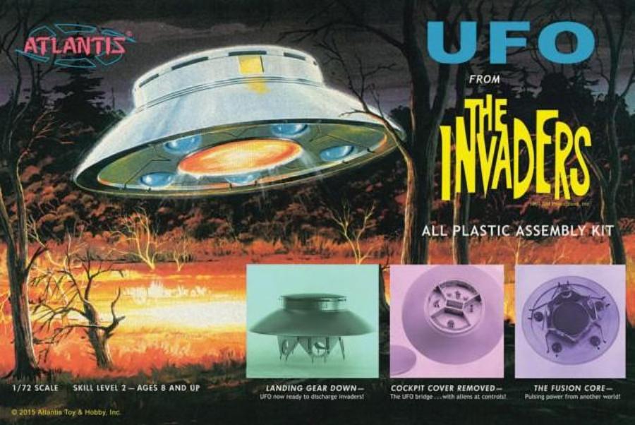 Atlantis 1/72 UFO From The Invaders Plastic Model Kit 1006