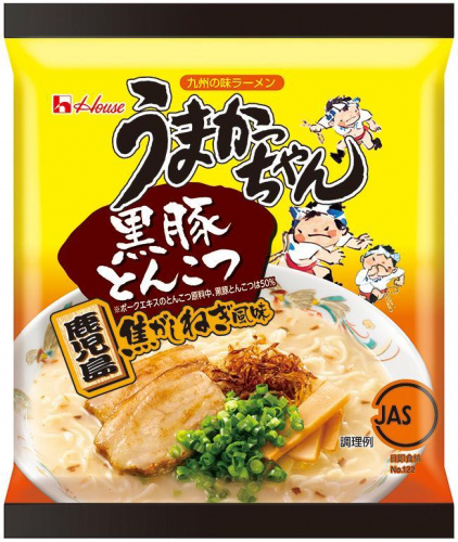 うまかっちゃん ＜黒豚とんこつ 鹿児島焦がしねぎ風味＞ | 商品