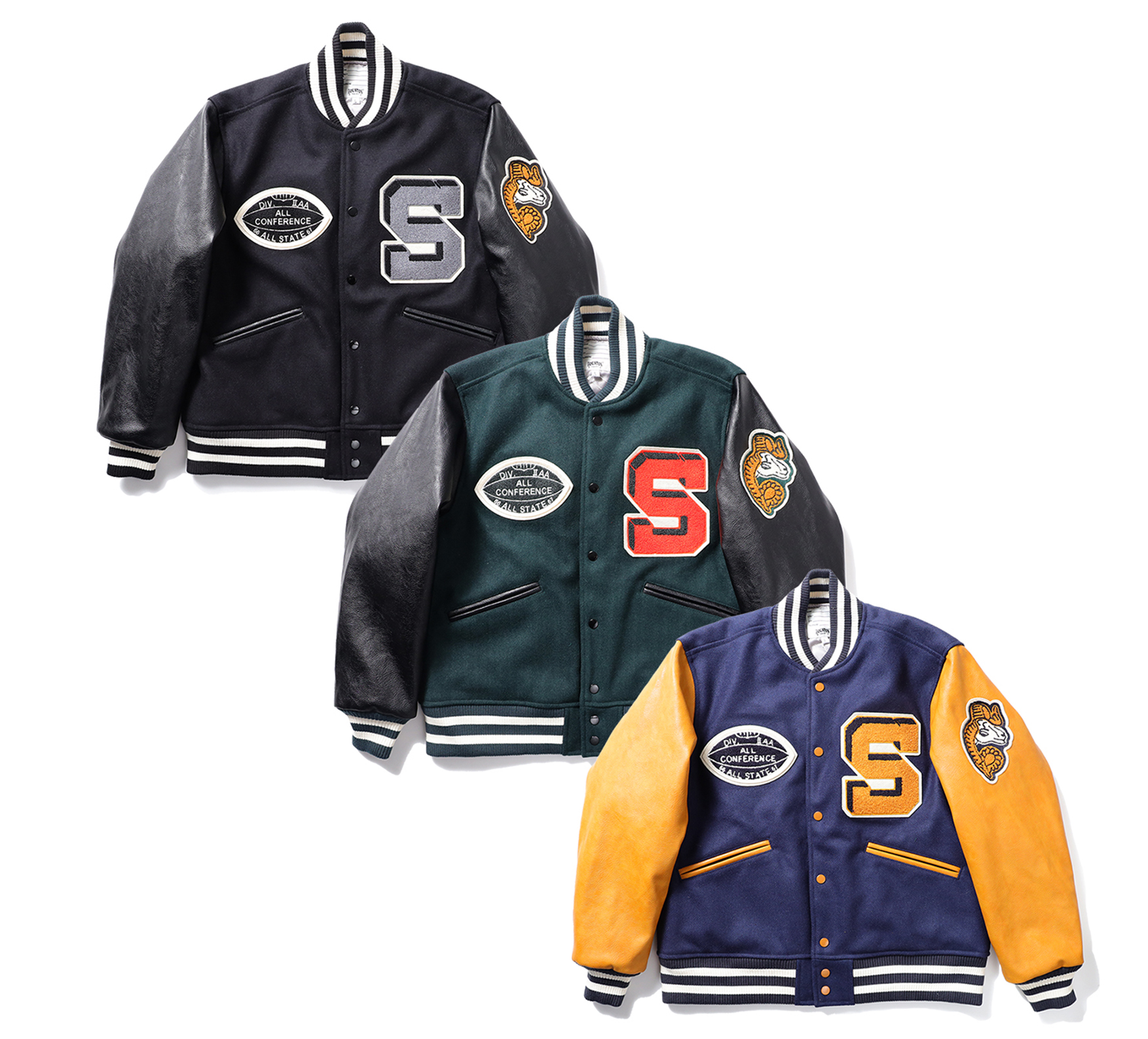 MELTON AWARD JACKET (WILD CAT) ｜ HOUSTON-BOOK