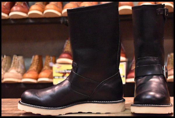 7D 美品 06年】レッドウィング 2974 エンジニア ブラック ホーウィン