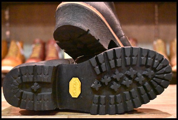 8.5D 良品 PT91刺繍】レッドウィング 2218 ロガー 黒 ブラッククローム