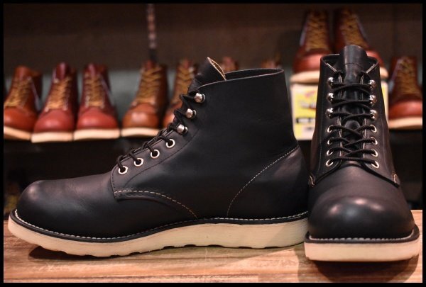 8.5D 良品 15年】レッドウィング 9070 アイリッシュセッター ブラック