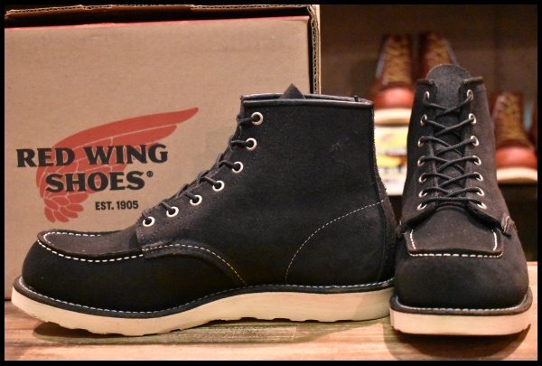 9E 箱付 美品 11年】レッドウィング 8874 黒スエード アイリッシュ