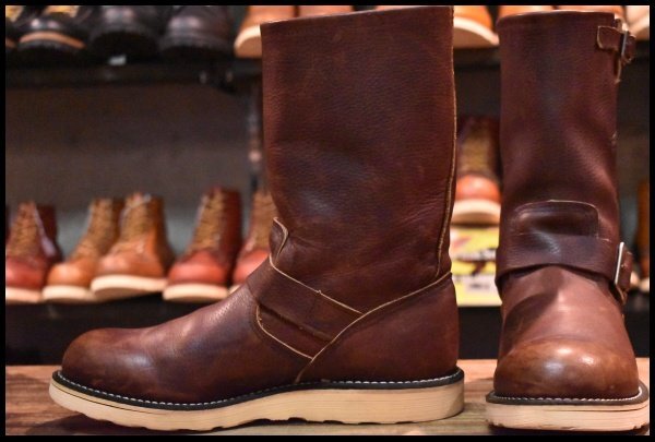 9D 良品 TMT別注 07年】レッドウィング 2970 エンジニア 茶 ブラウン