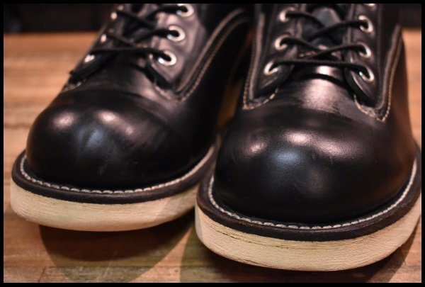 7.5D 良品 08年】レッドウィング 2913 ラインマン 黒 ブラッククローム