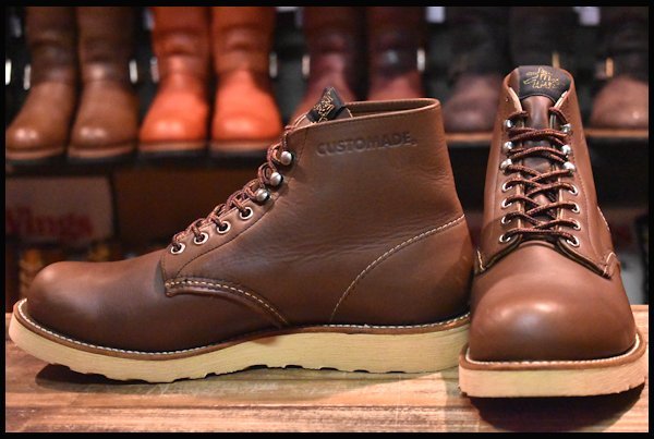 8D 美品 STUSSY別注 羽タグ】レッドウィング 8163 アイリッシュ