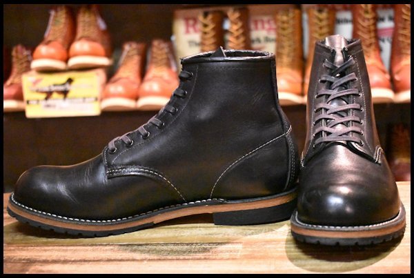 10D 美品 18年】レッドウィング 9414 ベックマン 黒 ブラック フェザー