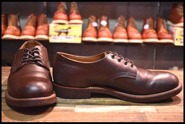 9.5D 良品 12年】レッドウィング 8050 フォアマン オックスフォード 茶