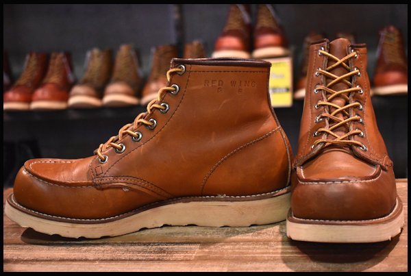 8.5D 美品 旧犬タグ スクエアステッチ 84年5月刻印】レッドウィング