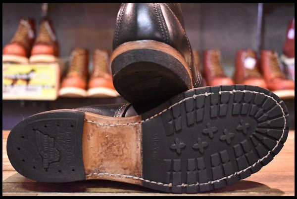 8D 良品 17年】レッドウィング 9414 ベックマン 黒 ブラック フェザー