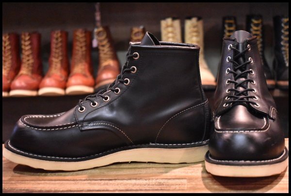 9.5E 良品 10年】レッドウィング 8179 アイリッシュセッター 黒