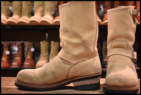 7D 良品 PT99プリント 06年】レッドウィング 8268 スエード エンジニア