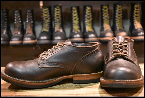 UK7 良品】VIBERG ヴァイバー オックスフォード シューズ ブラウン 茶