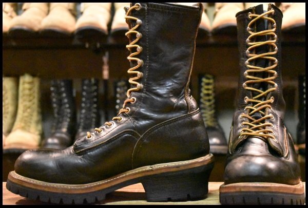 8.5D 良品 PT91プリント 94年】レッドウィング 2210 ロガー 黒