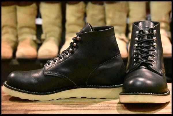 6.5D 美品 12年】レッドウィング 9070 アイリッシュセッター 黒