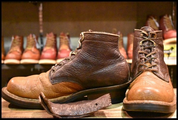 9.5E 良品】WHITE'S ホワイツ セミドレス ツートン ブルハイド 茶