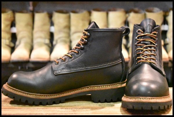 7D 良品 14年】レッドウィング 2930 アイスカッター 黒 ブラック