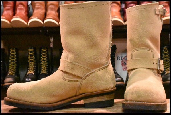 8D 良品 13年】レッドウィング 8268 スエード エンジニア ホーソーン