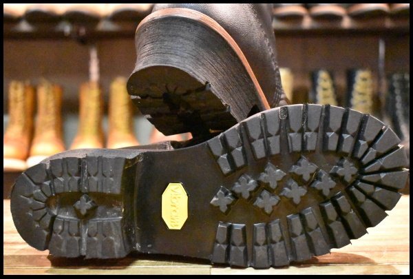 8.5D 箱付 良品 13年】レッドウィング 8210 ロガー 黒 ブラック