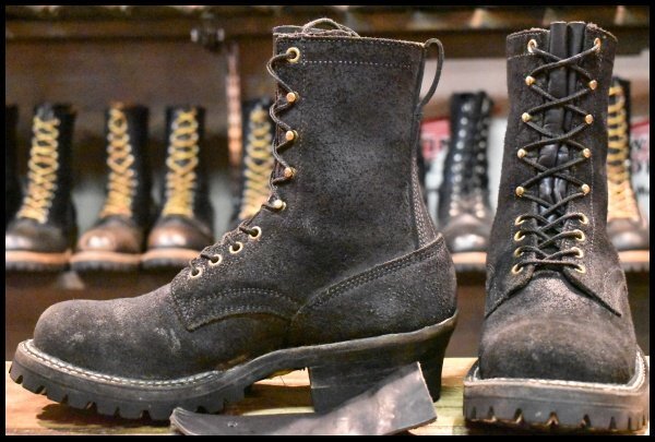 8.5E 良品】WHITE'S ホワイツ スモークジャンパー ブラックラフアウト