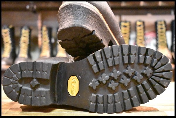 9D 良品 PT91刺繍】レッドウィング 2218 ロガー 黒 ブラッククローム