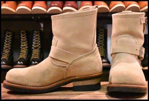 6.5D 良品 09年】レッドウィング 2965 スエード ショートエンジニア