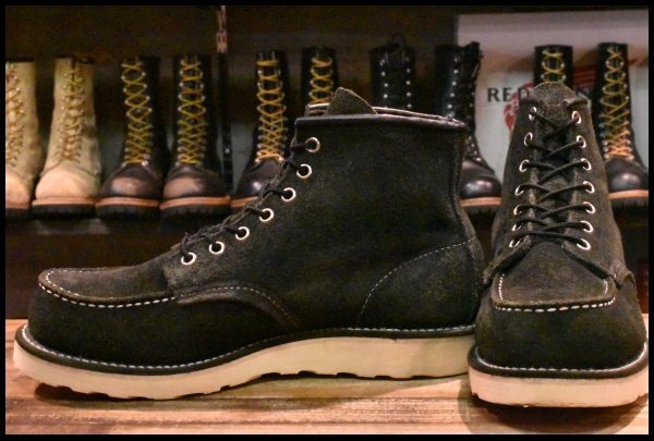 7.5E 良品 BEAMS別注 07年】レッドウィング 8874 黒スエード アイ