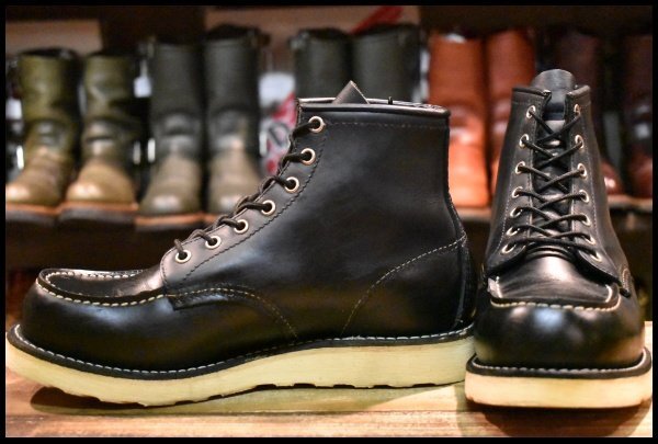 8E 良品 06年】レッドウィング 8179 アイリッシュセッター 黒 ブラック