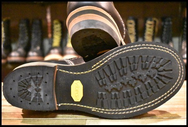 81/2E美品22年)WESCOウエスコモリソンカスタムブラックビブラム430