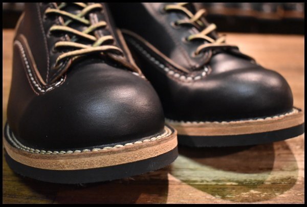 81/2E美品22年)WESCOウエスコモリソンカスタムブラックビブラム430