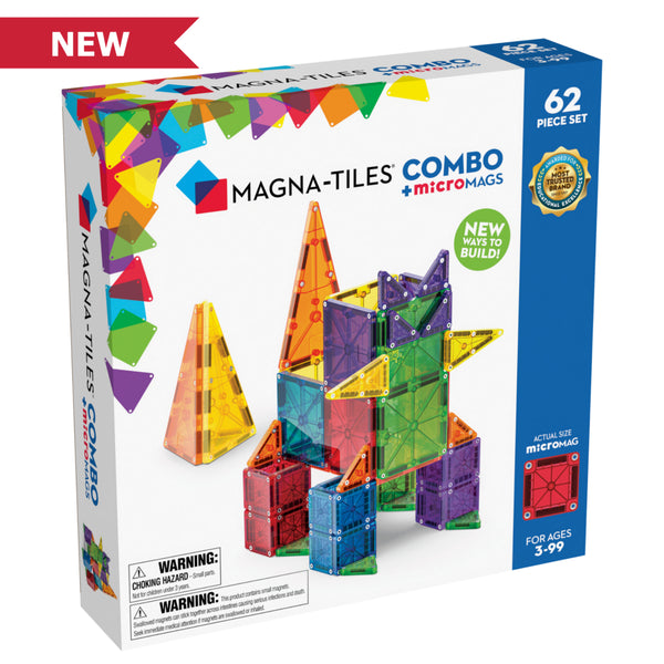 Valtech Magna-Tiles Combo + MicroMags 62 Piece Set – Hopscotch Kids