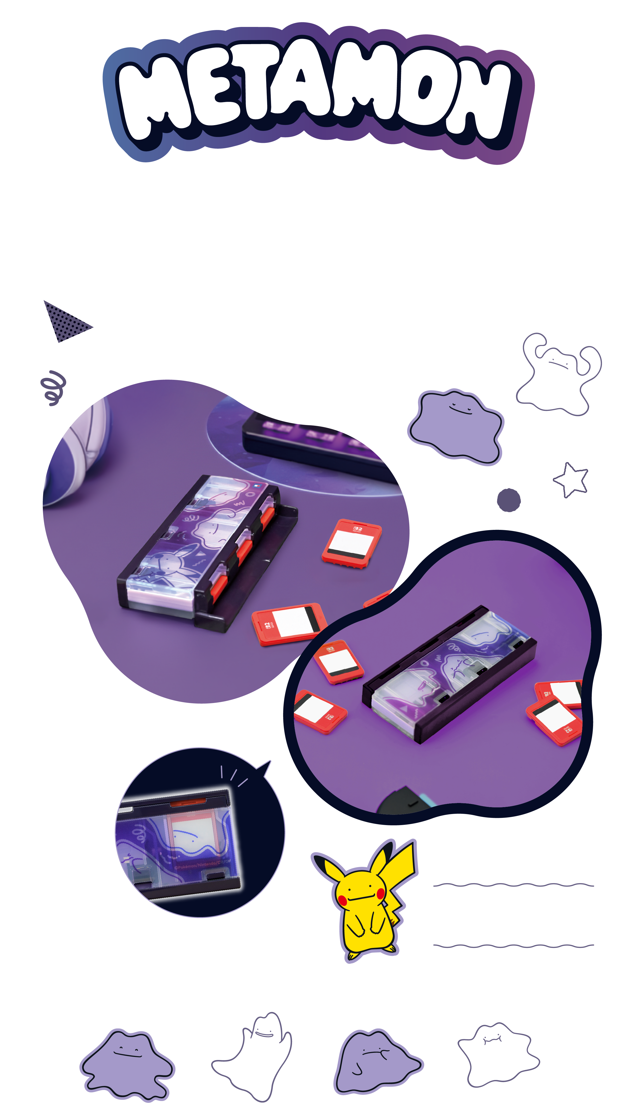 株式会社 HORI | プッシュカードケース 6 for Nintendo Switch™ 2 METAMON