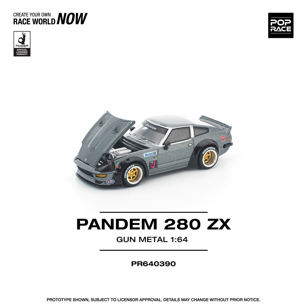 Preorder] POPRACE 1:64 PANDEM 280ZX GUN METAL PR640390 – Horizon