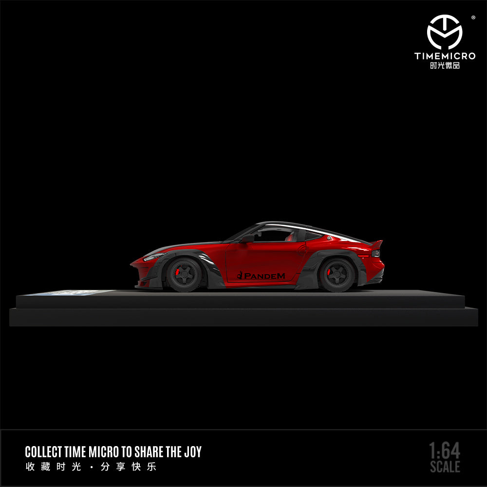 Time Micro 1:64 Nissan 400Z Metallic Red Black And Orange Black (4