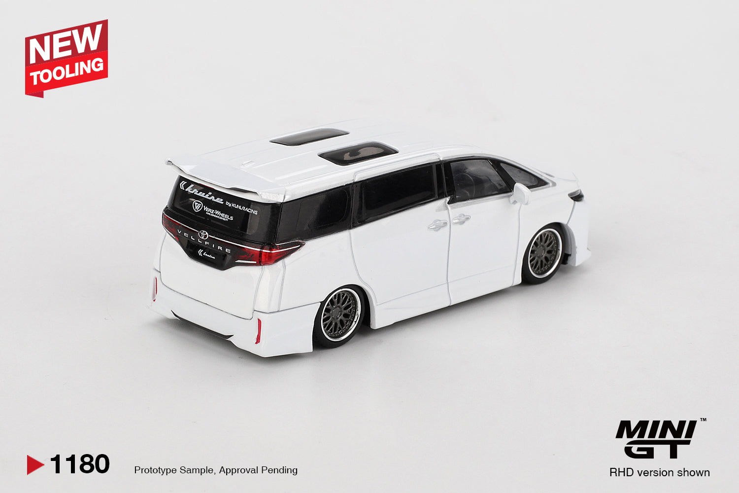Preorder] Mini GT 1:64 Toyota Vallfire 40 KUHL White MGT01180-BL