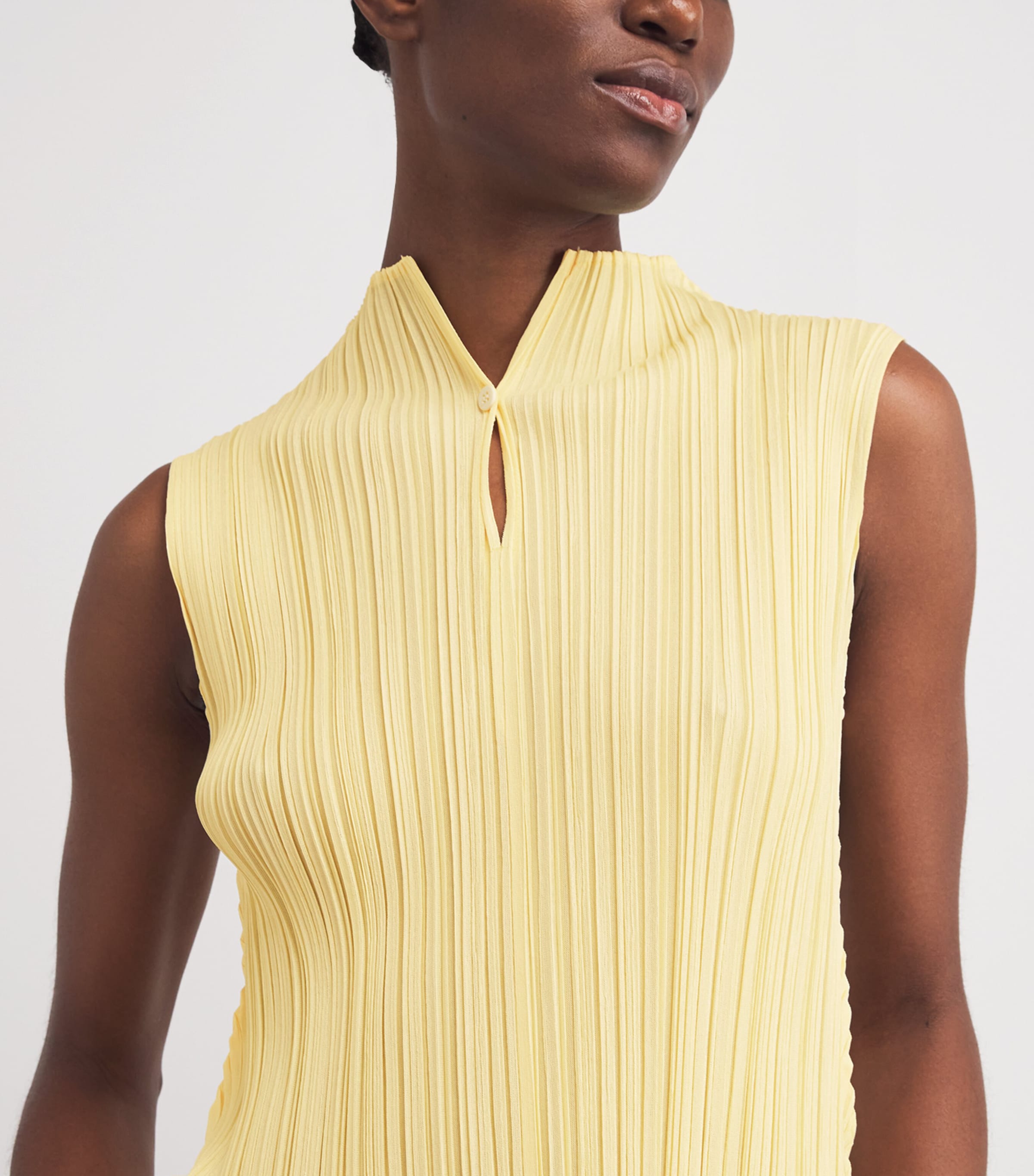 Pleats Please Issey Miyake Orange Mellow Pleats Top | Harrods US
