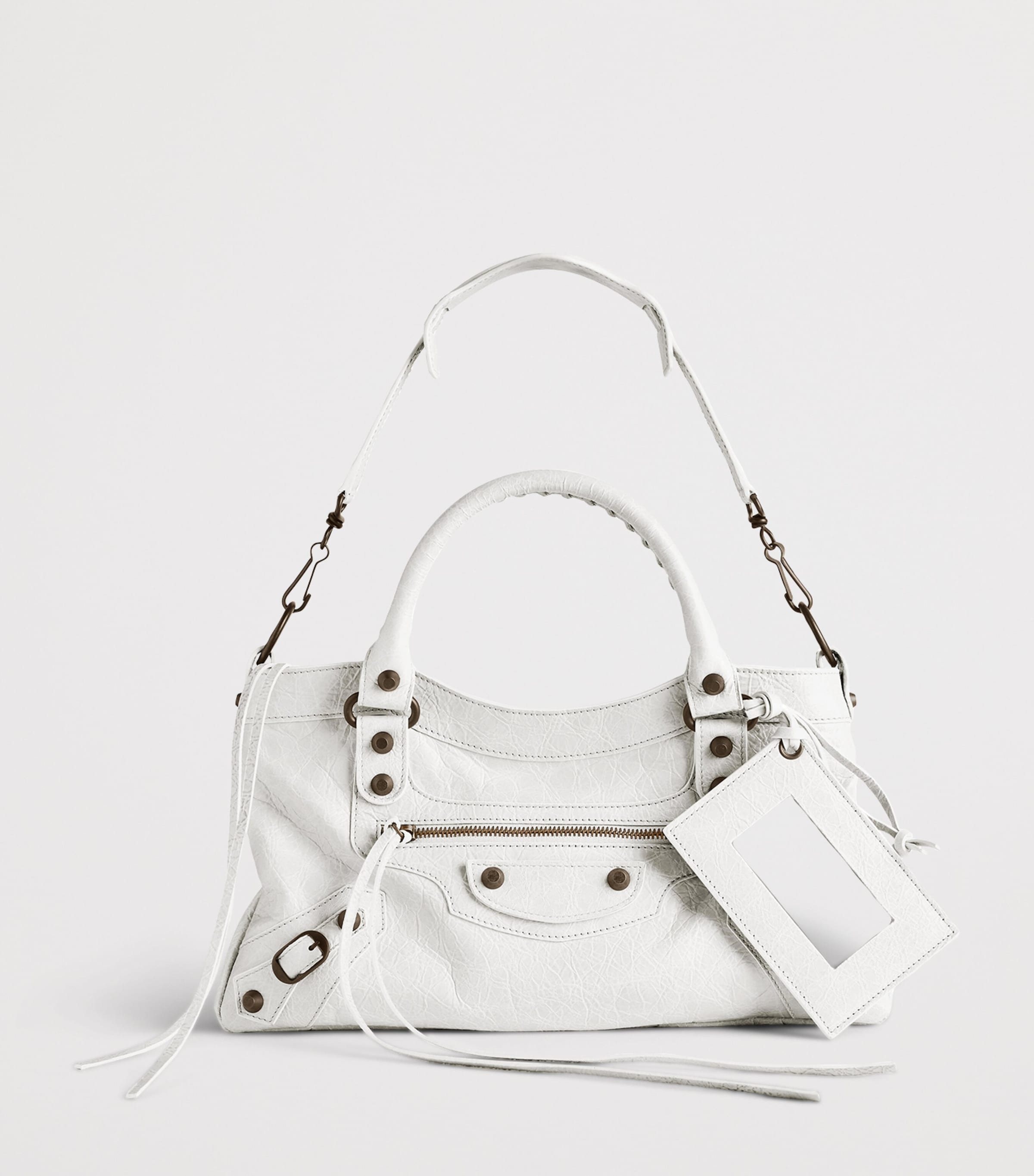 Balenciaga White Le City First Top-Handle Bag | Harrods US